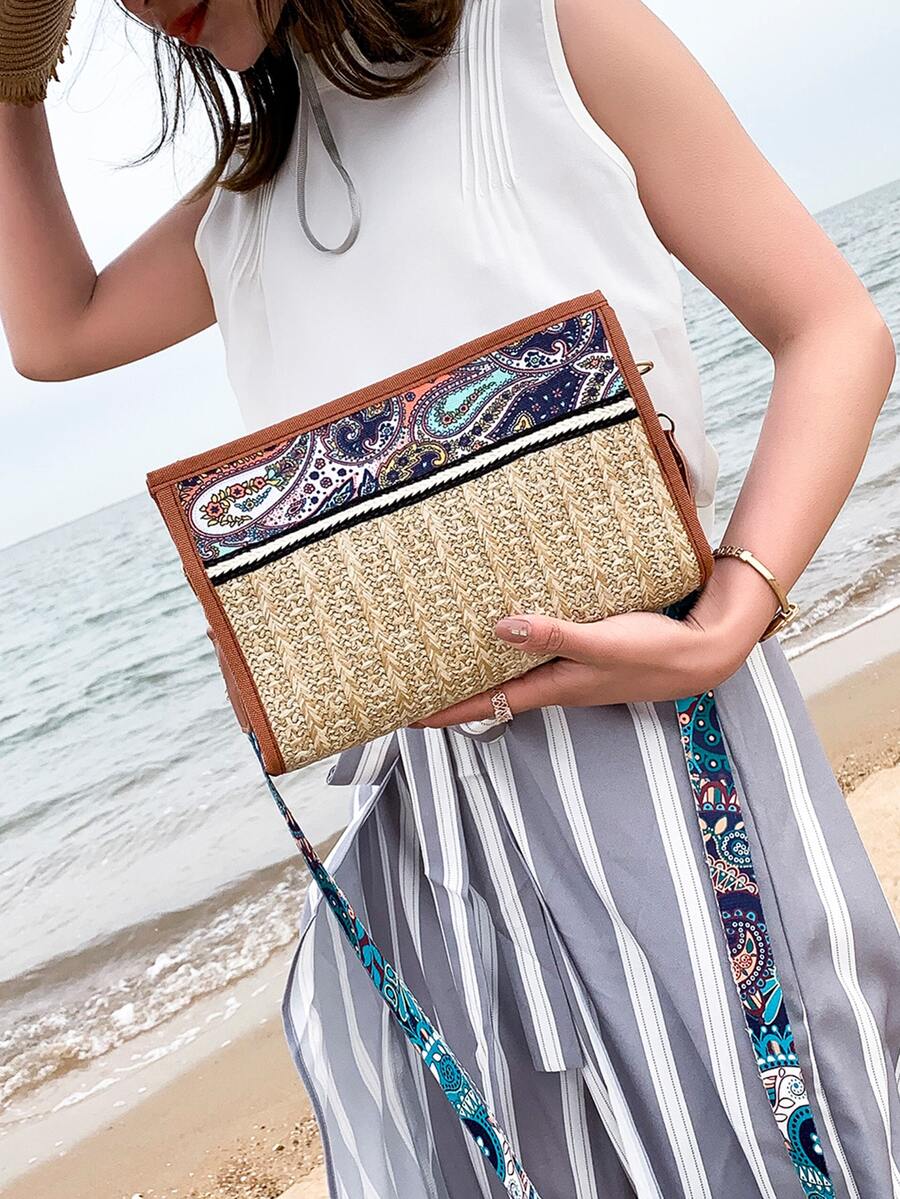 Túi Crossbody Nữ Paisley Có thể điều chỉnh được Kỳ nghỉ - Nhiều màu - Xem 1