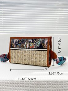 Túi Crossbody Nữ Paisley Có thể điều chỉnh được Kỳ nghỉ - Nhiều màu - Xem 4