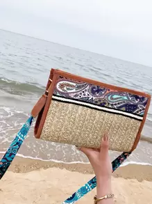 Túi Crossbody Nữ Paisley Có thể điều chỉnh được Kỳ nghỉ - Nhiều màu - Xem 8