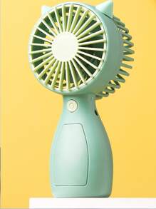1pc Portable Electric Fan - Green - View 1