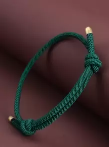 1 Stück minimalistisches gewebtes Armband für Frauen, mehrfarbig, vielseitig, Student Alltagszubehör, Geschenk für Feiertage