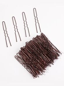 U Shaped Hair Pins, 100pcs Buns Waved U-Shaped Hair Pins For Updos With Box For Women Lady Girls Bobby Pins French Historical Hair Pin Hair Styling Pins Brown, 2.4 Inch, Hair Rollers, Heatless Curls, Hair Curler, Hair Products And Accessories For Barber Salon Beauty Back To School, Travel Holiday Essentials, Hair Curlers, Curly Hair Products, Hair Curler, Rollers For Hairdressing Equipment,Heatless Waves,Travel Essentials,Travel Essential,Hairstyle,Hairdressing,Curly Hair,Hair Rollers,Hair Curler,Heatless Curl,Heatless Curls,Hair Curlers,Rollers,Hair Curl,Rollers For Hair,Curly Hair Tools,Hair Rollers,Hair Roller,Curls Diffuser,Hair,Travel,Hair Products,Hair Tools,Hair Stuff,Barber,Barber Accessories,Barbershop,Hairdressing Equipment - Coffee Brown - View 3