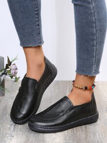 Giày bệt Nữ màu trơn Mát mẻ - màu đen - Xem 3