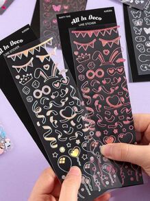 1pc Cartoon Graphic Random Sticker - Nhiều màu - Xem 5