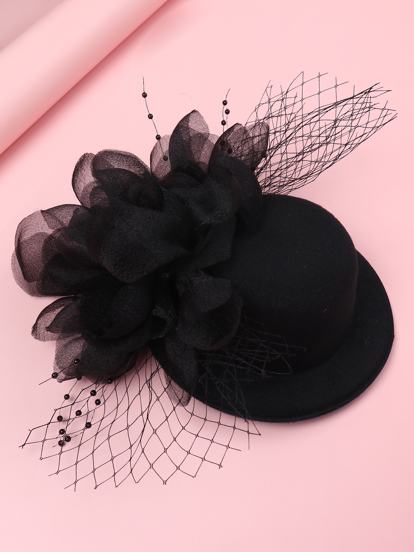 Toddler Girls Mesh Flower \u0026 Hat Decor 