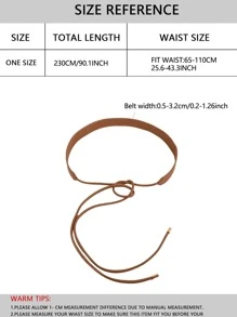 Cinturón PU - Marrón - Ver 3