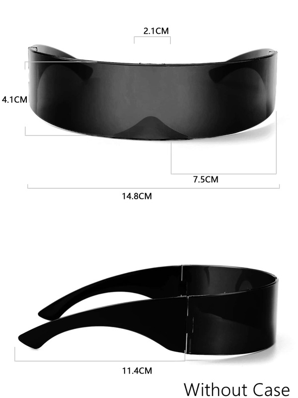 Men One Piece Fashion Glasses Without Case Summer Travel Accessories