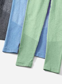 Yoga Basic 4 Quần Tập Gym Liền Mạch Cao Co Giãn Ôm Sát Bụng Kiểm Soát Quần Legging Tập Yoga Có Lỗ Đục Lỗ - Nhiều màu - Xem 3