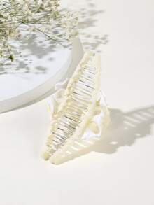 Pinzas grandes para el pelo con diseño de flor - Multicolor - Ver 2