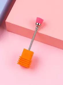 Bàn chải làm sạch màu hồng 1 cái làm sạch bằng thép không gỉ áp dụng cho phụ nữ và trẻ em gái - Hồng - Xem 1