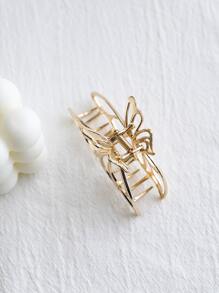 DAZY Butterfly Design Hair Claw Elegant Claw Clips Hair Clips Hair Jaw Clip Hair Clamps Hair Clutch Hair Catcher Clip - Gold - View 6