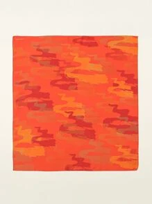 1pc Simple Printed 70s Square Scarf, New Spring Style Bandana For Women, Multipurpose Waistband/Accessory/Belt/Sash/Turban/Headband/Fashionable Scarf Bandana,Hair Band,Head Band Ideal For Dressing Up Your Look - Multicolor - View 2