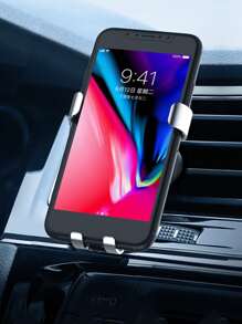 汽車出風口手機支架 - 金色 - 查看 2