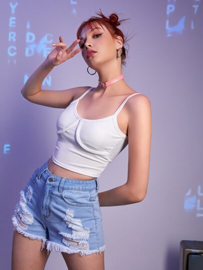 Solid High Stretch Bralette