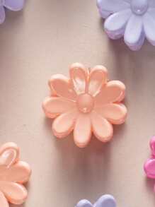 20入組小女童花朵設計髮爪 - 彩色 - 查看 3