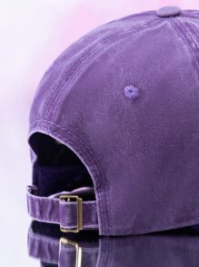 Mũ bóng chày đồ họa chữ cái - Màu tím - Xem 4