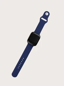 Dây đeo đồng hồ silicon hoa văn dệt tương thích với Apple Watch - Màu xanh lam - Xem 4