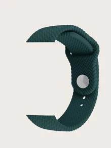 矽膠錶帶適用於Apple Watch - 綠色 - 查看 2