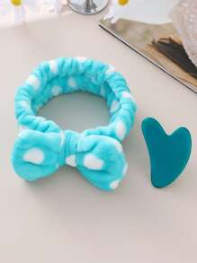 Bảng massage Gua Sha 1 mảnh và băng đô 1 mảnh - Nhiều màu - Xem 2