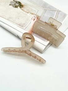 2入組極簡風格髮爪