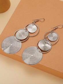 Pendientes largos redondos