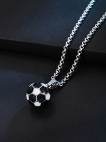 Hombres Collar con diseño de pelota de fútbol - Multicolor - Ver 4