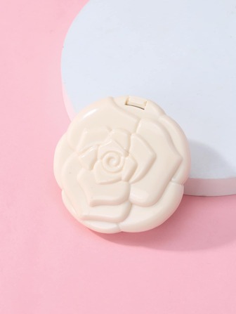 SHANGYELAMEILA 玫瑰蝴蝶双面折叠镜，便携式迷你化妆镜，适合女性外出携带，可用于化妆、家居装饰、梳妆台、旅行、卧室等场合，是化妆配件的理想之选。