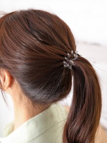 DAZY 9pcs Spiral Hair Tie Casual Ponytail Holders Hair Elastics Hair Rubber Bands Scrunchies Hair Rope Elastic Hair Tie - Multicolor - View 8