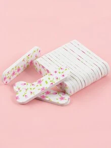 klimonla 20 de pile de unghii șlefuire mini mici flori colorate roz subțire lustruire manichiură ojoc unghii arta burete instrumente 150 Grit, consumabile pentru unghii, instrumente de unghii, instrumente de artă unghii, înapoi la școală, unghii, instrumente de unghii pentru presare pe unghii