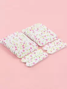 klimonla 20 de pile de unghii șlefuire mini mici flori colorate roz subțire lustruire manichiură ojoc unghii arta burete instrumente 150 Grit, consumabile pentru unghii, instrumente de unghii, instrumente de artă unghii, înapoi la școală, unghii, instrumente de unghii pentru presare pe unghii