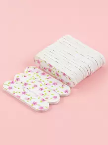 klimonla 20 de pile de unghii șlefuire mini mici flori colorate roz subțire lustruire manichiură ojoc unghii arta burete instrumente 150 Grit, consumabile pentru unghii, instrumente de unghii, instrumente de artă unghii, înapoi la școală, unghii, instrumente de unghii pentru presare pe unghii