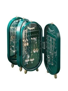 Multifunction Jewelry Display Rack - Green - View 1