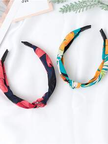 隨機花朵圖案髮箍 - 彩色 - 查看 4