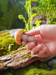 1pc trang trí nghệ thuật vườn hình nấm - Nhiều màu - Xem 2