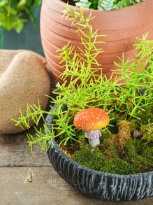 1pc trang trí nghệ thuật vườn hình nấm - Nhiều màu - Xem 8