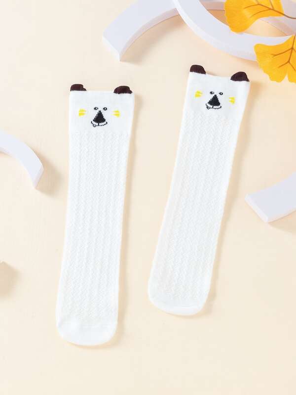 Toddler Boys Cartoon Graphic Over The Calf Socks