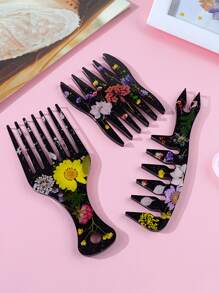 1pc Comb Shaped DIY Silicone Mold - Clear - View 2
