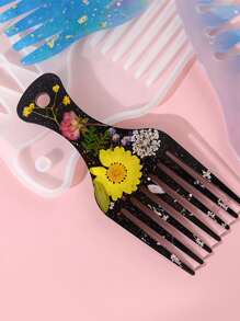 1pc Comb Shaped DIY Silicone Mold - Clear - View 4