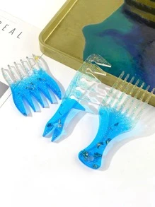 1pc Comb Shaped DIY Silicone Mold - Clear - View 7