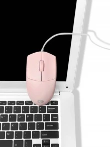 Ratón con cable simple - Rosa - Ver 2