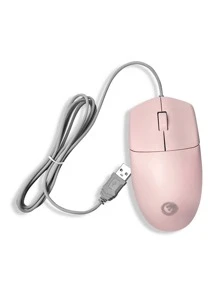 Ratón con cable simple - Rosa - Ver 3