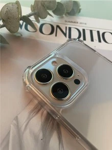 挂绳 Apple 透明斜挎手机壳，带粉色绳，适用于 防水防震防摔防刮 - 無色 - 查看 3