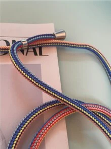 挂绳 Apple 透明斜挎手机壳，带粉色绳，适用于 防水防震防摔防刮 - 無色 - 查看 4