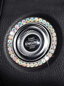 汽車一鍵啟動水鑽裝飾 - 彩色 - 查看 1