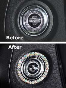 汽車一鍵啟動水鑽裝飾 - 彩色 - 查看 5
