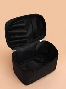 Gestreifte quadratische Make up Tasche, Travel Essentials