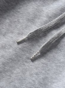 Manfinity Hypemode Men Solid Slant Pocket Joggers - Light Grey - View 4