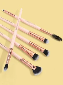 6件套眼部化妆刷套装，化妆刷套装，化妆刷组合，化妆刷套装，全套化妆刷，化妆刷套装，全套化妆工具，化妆刷套装，化妆刷礼盒套装 - 粉色 - 查看 2