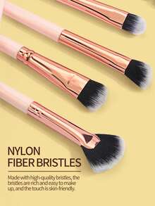 6件套眼部化妆刷套装，化妆刷套装，化妆刷组合，化妆刷套装，全套化妆刷，化妆刷套装，全套化妆工具，化妆刷套装，化妆刷礼盒套装 - 粉色 - 查看 3