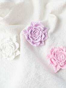 Molde de silicona con diseño de flor - Rosa - Ver 3